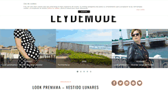 Desktop Screenshot of leydemode.com