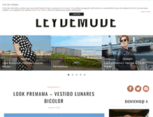 Tablet Screenshot of leydemode.com
